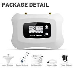 4G LTE 800 MHz Cellular Signal Repeater Band 20 LCD Display 70dB Gain Signal Amplifier Booster For Europe Saudi Arabia @5