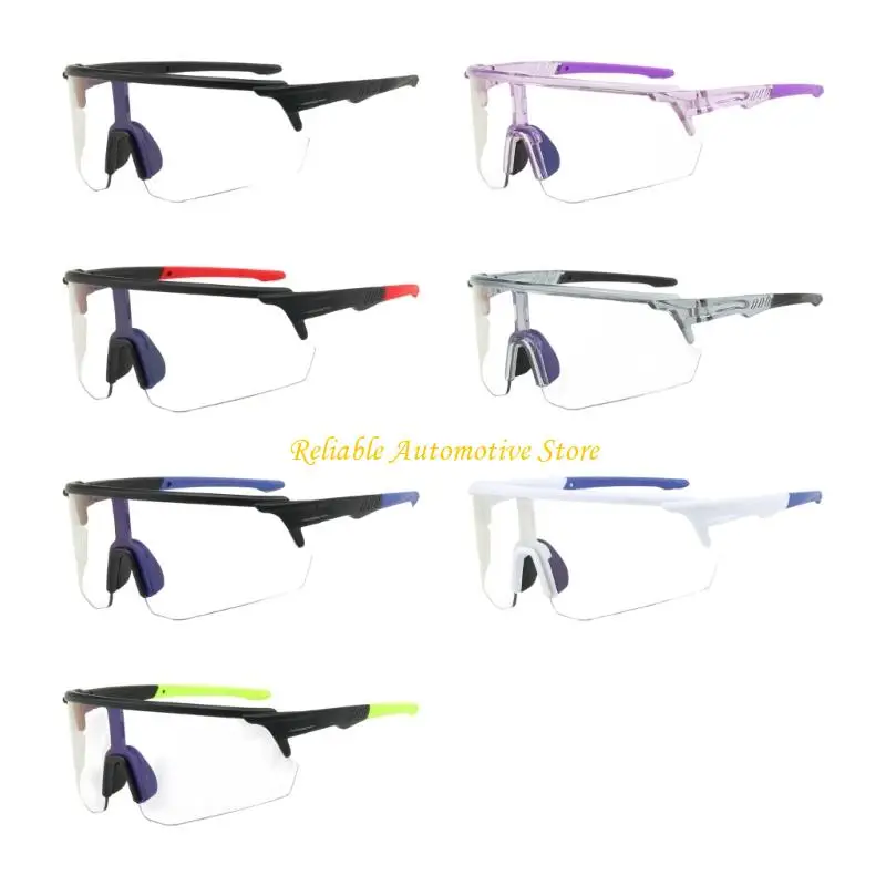 

M68B Unisex Cycling Eyewear Auto Trind Lens Lens Anti -Fog покрытие Устойчивое рамка для дневного и ночного спорта