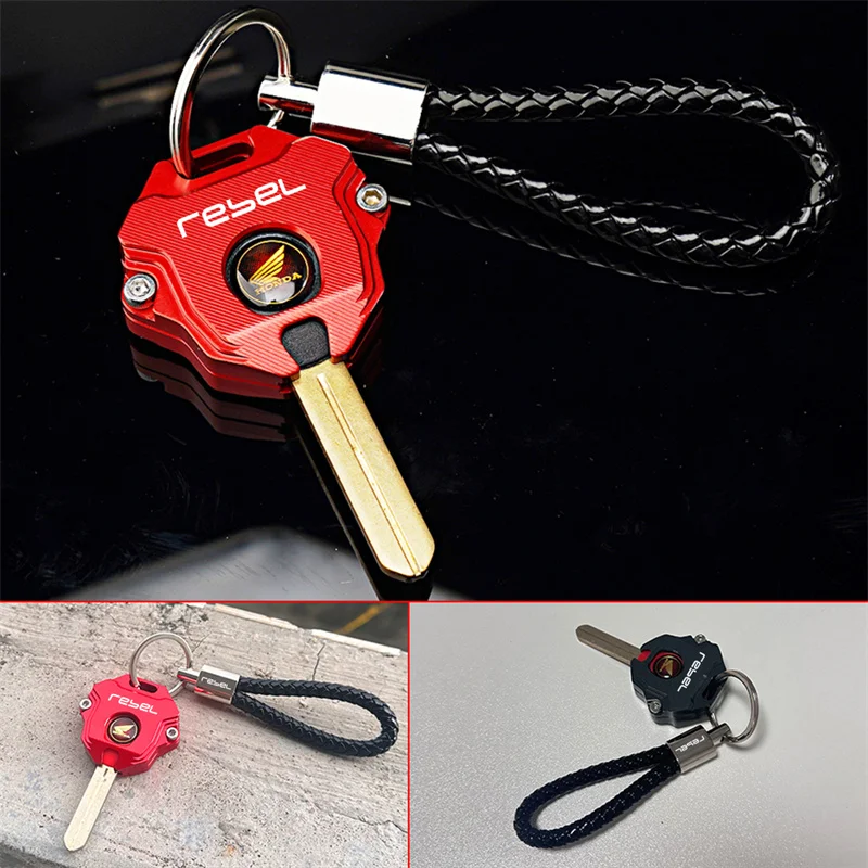 Voor Honda Rebel CM1100 REBEL 1100 1100 T DCT 2021 2022 2023 Motorfiets Accessoires CNC Key Case Cover Sleutel Shell sleutelhanger Sleutelhanger