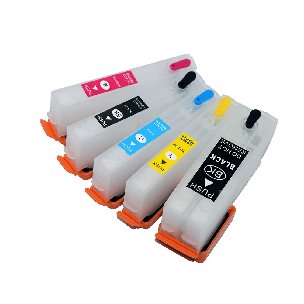 5 Color 26XL 273XL T2621 T2631 T2730 Ink Cartridge No Chip for Epson XP-600 XP-820 XP-600 XP-605 XP-700 XP-800 XP520 XP620 XP625