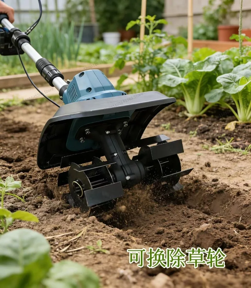 For the new electric scarifier small household lawn mower micro tiller vegetable field orchard garden agricultural tiller