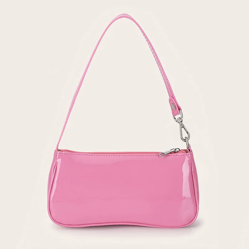 Nuova borsa con pochette con manico superiore Borsa alla moda da donna Borse subaxillarie piccole femminili Borsa a tracolla ascellare in pelle PU