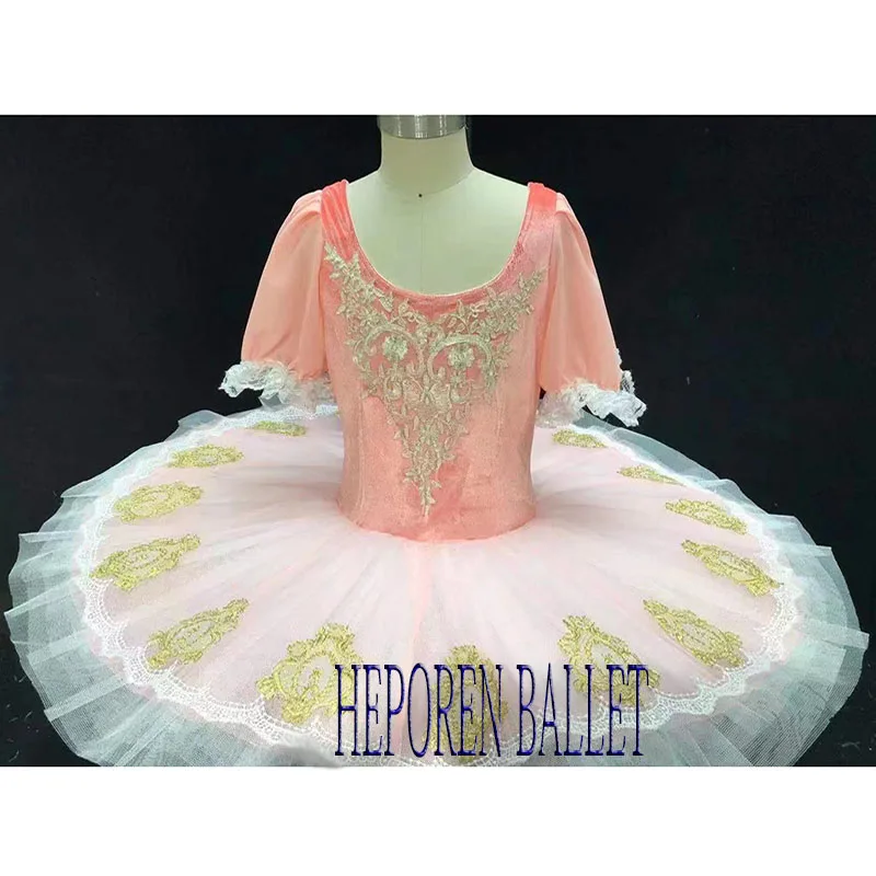 Pink Ballet Tutus For Sugar Plum Fairy Performance,Nutcracker Balet Costumes For Stage Solo