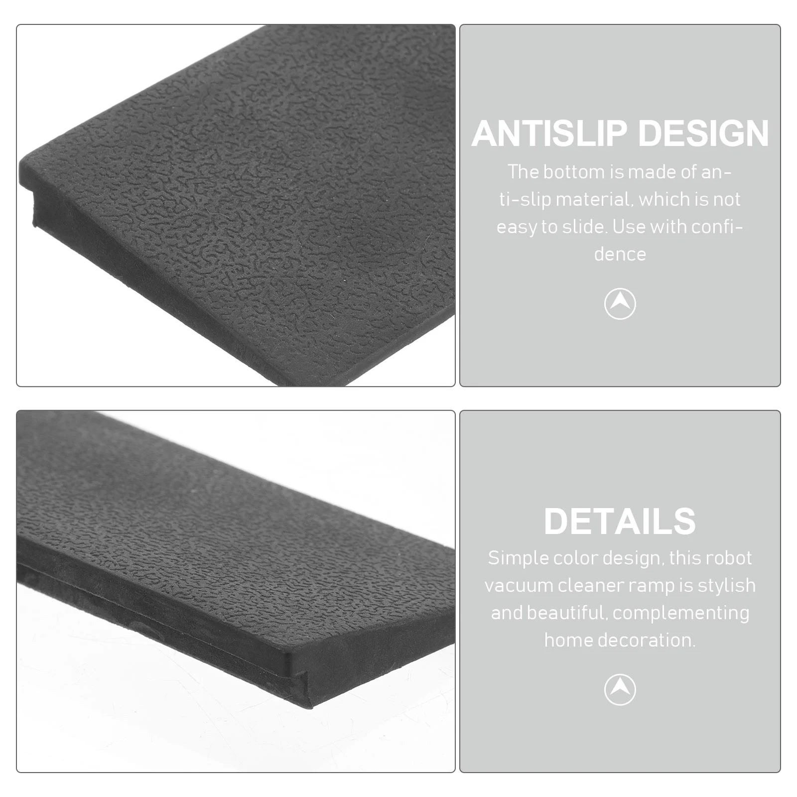 Durable Rubber Threshold Ramp for Home Convenient and Safe Access for Doorsteps and Small Thresholds