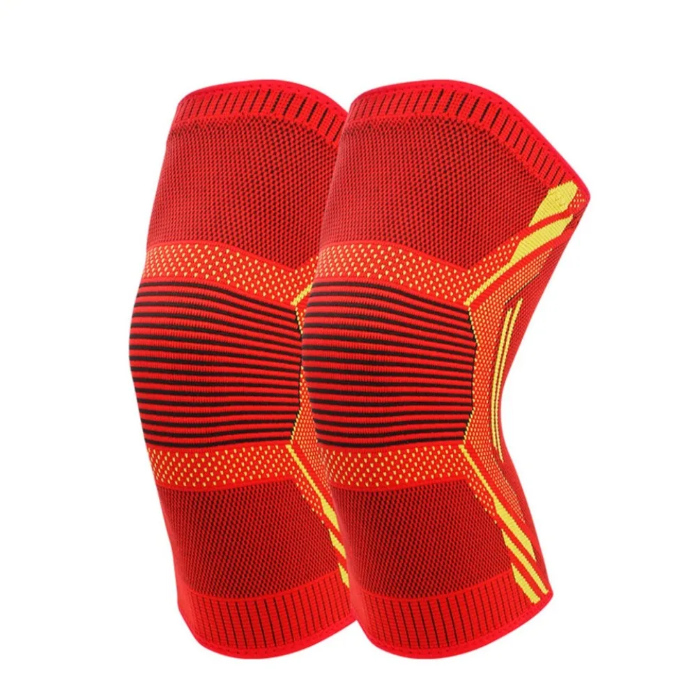 No-Slip Sport Knee Support Compression Elastic Nylon Knee Braces Knee Pad Protective Gear Knee Sleeves Women Men