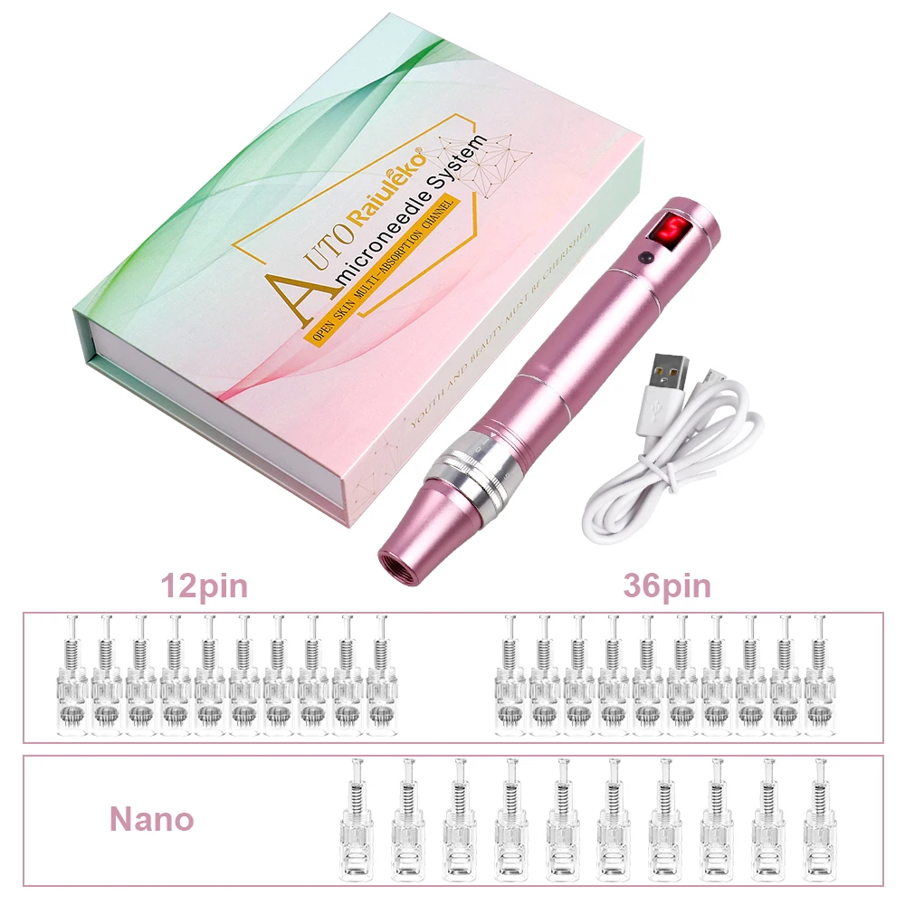 Ultima Dr.imp Pen Wireless Derma Rolling Digital 5-Gang Dermapen Microneedling-Kartusche Mesotherapie Elektrisches Schönheitspflege-Tool – Detail 22