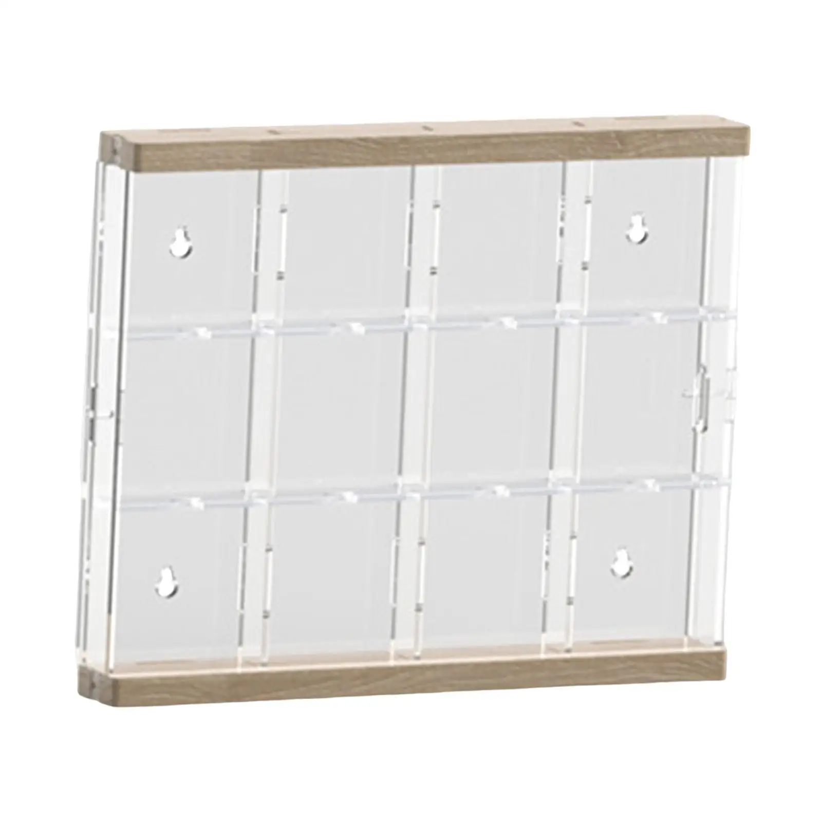 

Badge Display Box Multipurpose Desktop Decoration Lightweight Clear Compartment Brooch Pin Organizer for Badges Tags Enamel Pins