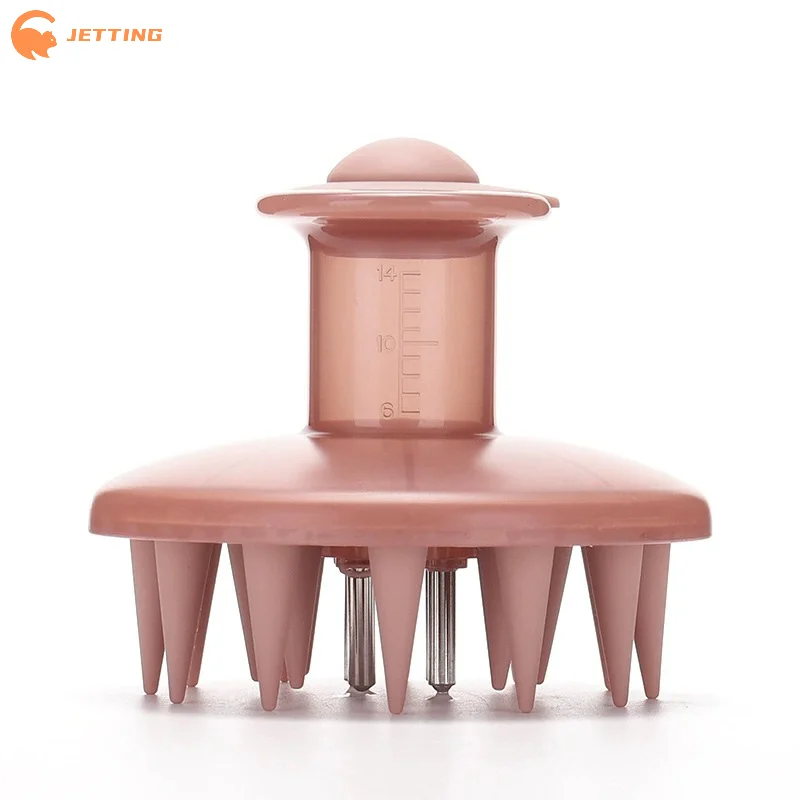 

1 шт., силиконовый аппликатор для кожи головы, многофункциональная щетка для массажа головы, уход за волосами, эфирное масло, жидкая направляющая расческа