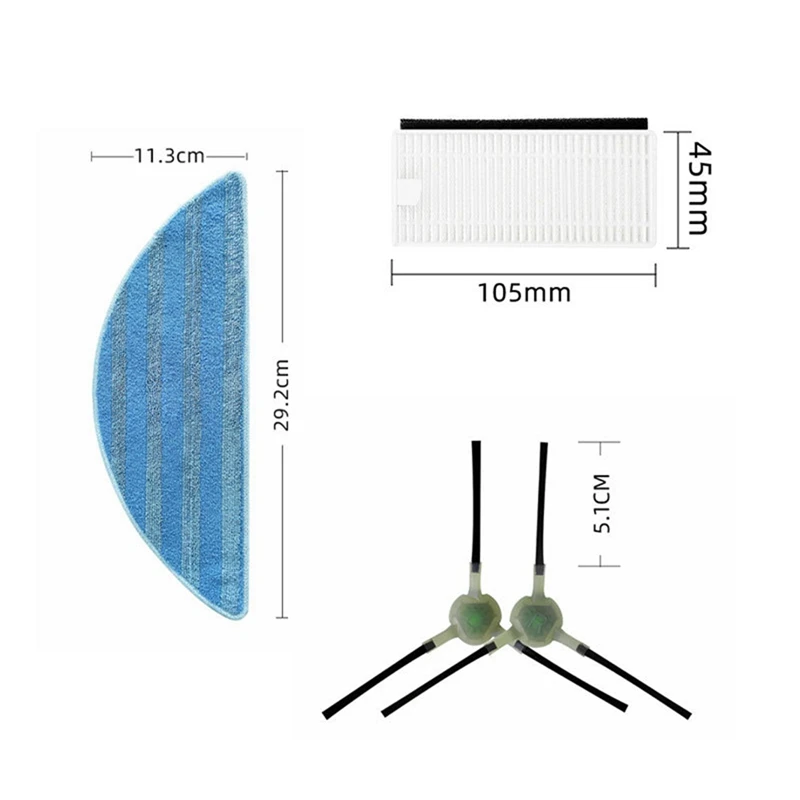 Pièces de rechange pour aspirateur robot Lefant, accessoires pour M200, 201, 501, 520, M571, T700