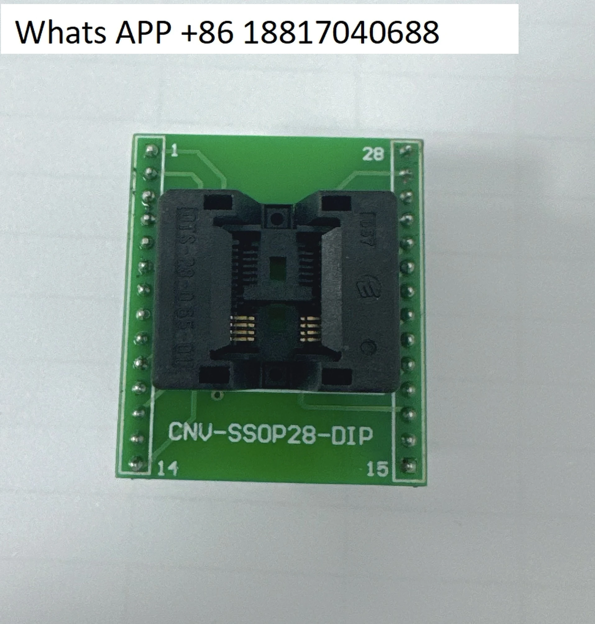 

DIL8W/TSSOP8 ZIF 170MIL programming seat, special adapter seat TSSOP8