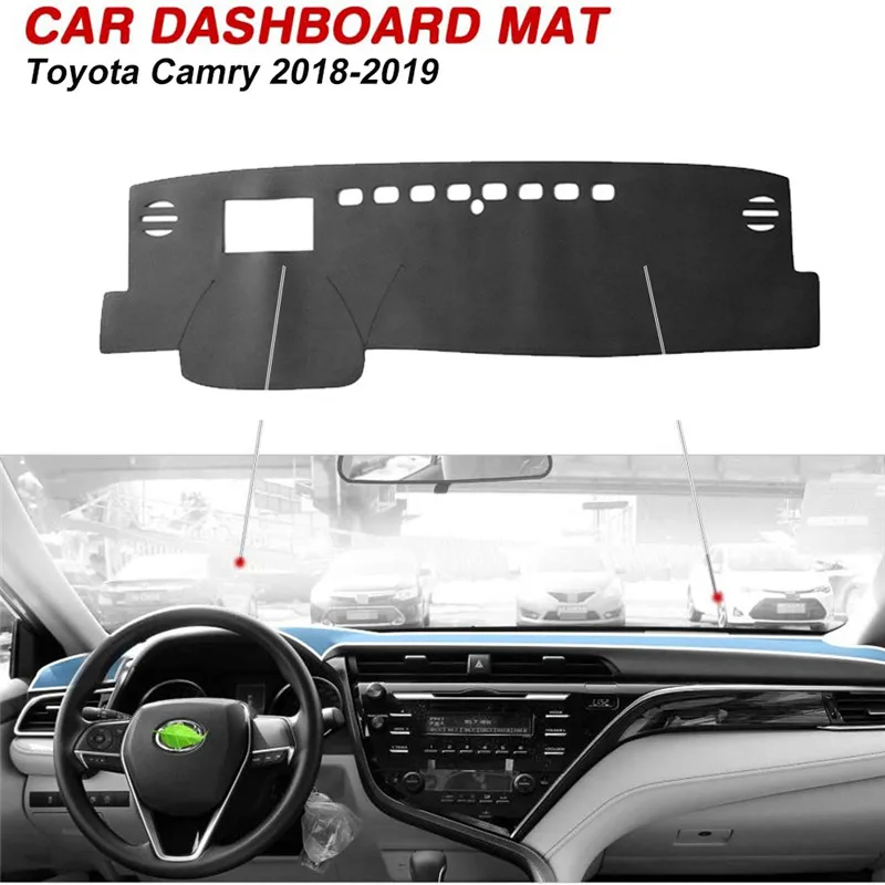 

For Toyota Camry 2018 2019 2020 2021 Car Dashboard cover Anti-skid dashboard mat Anti-skid dashboard mat Interior parts sunshade