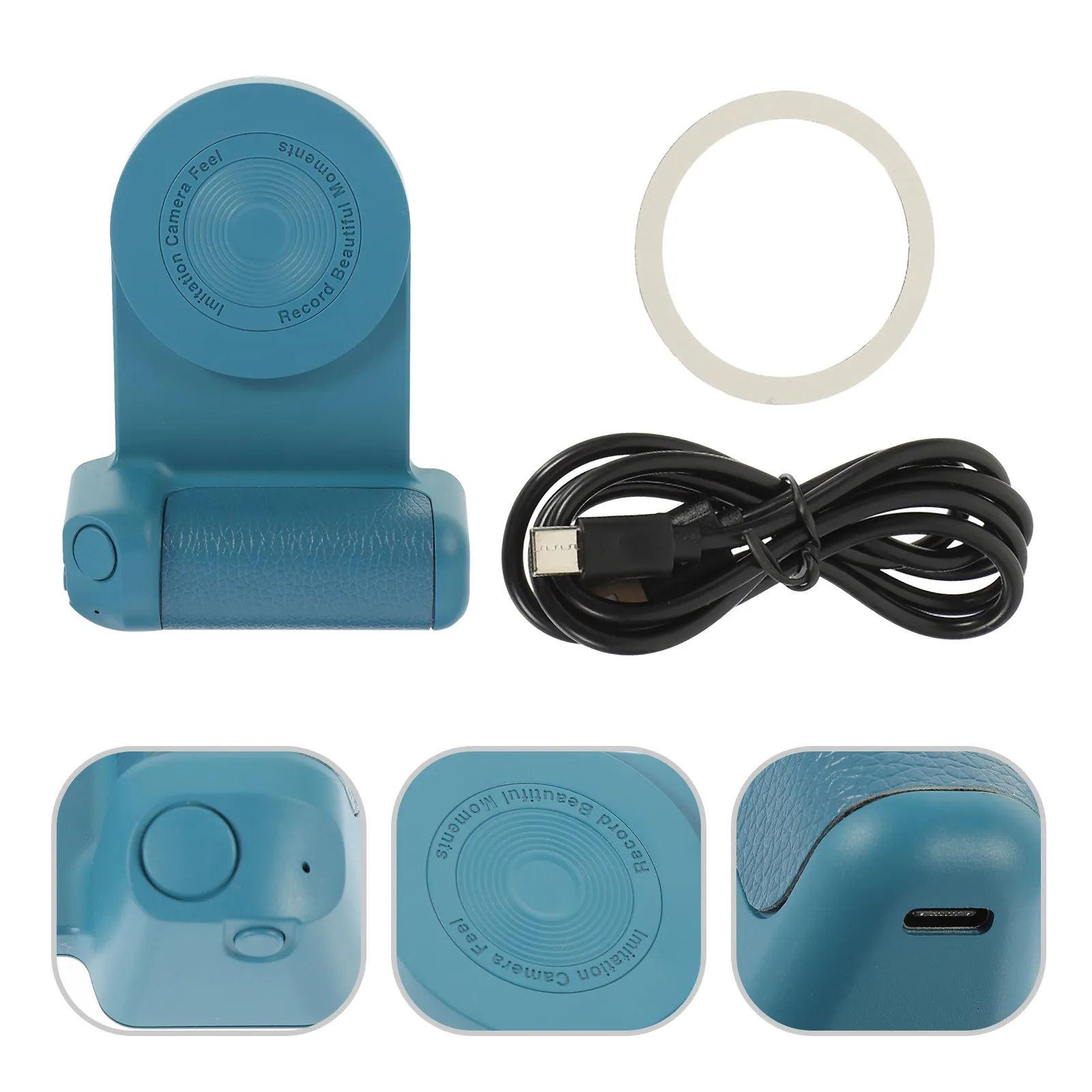 

Магнитная ручка-держатель для телефона и камеры, эргономичная рукоятка для фото и видеосъемки, держатель для телефона для прямых трансляций