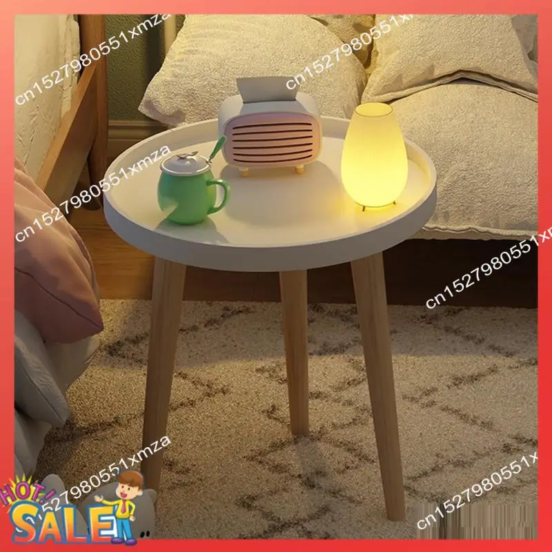 

Круглый стол ABCL, белая прикроватная тумбочка, журнальный столик, украшение дома, прикроватный столик