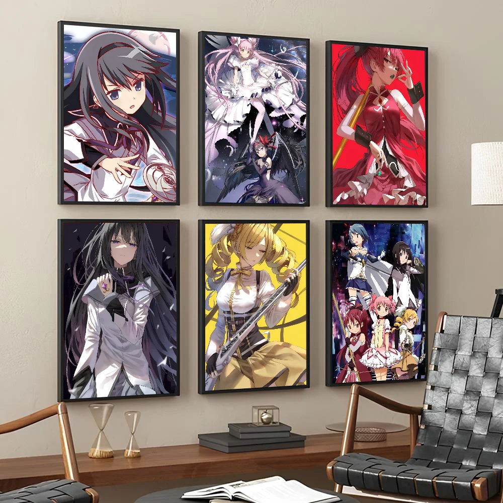 

P-Puella M-Magi M-Madoka Magica Poster Paper Print Home Living Room Bedroom Entrance Bar Restaurant Cafe Art Painting Decoration