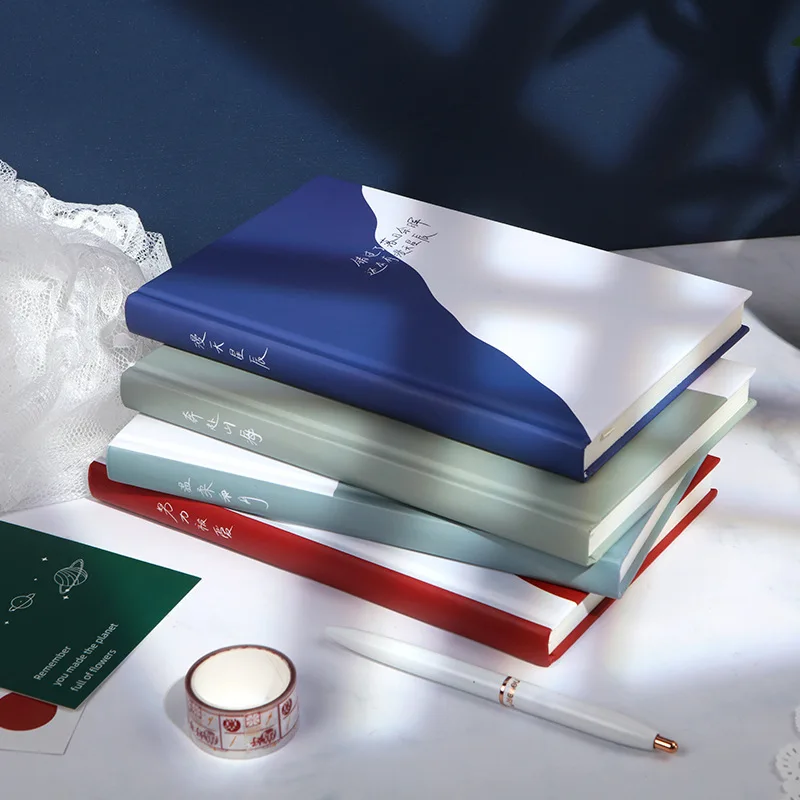 كتيب رسائل حب ثلاثي الخطوط، دفتر ملاحظات أدبي ورائع، مذكرات طالب بسيطة وفارغة، استثارة جميلة #1