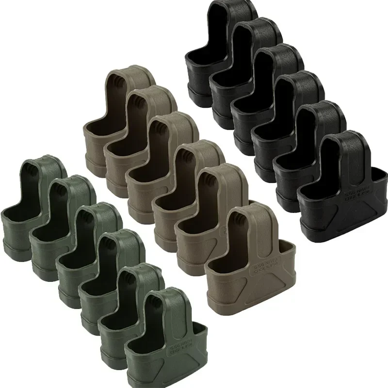 1/3pcs Rubber Glove Sleeve Cover for Most M4 5.56 Mag Pouch Holder Protect Case Molle Holster Hunting Accesories