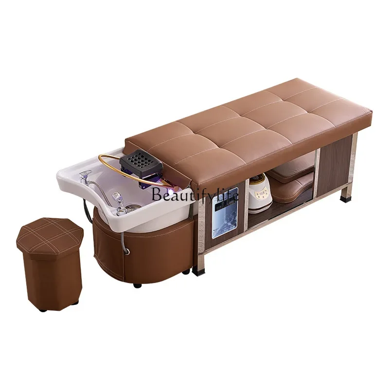 

FG17Thai hair treatment shampoo bed constant temperature water circulation fumigation massage