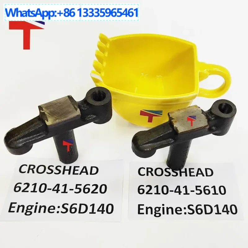 

2PCS T-frame 6210-41-5610 suitable for construction machinery S6D140 engine parts