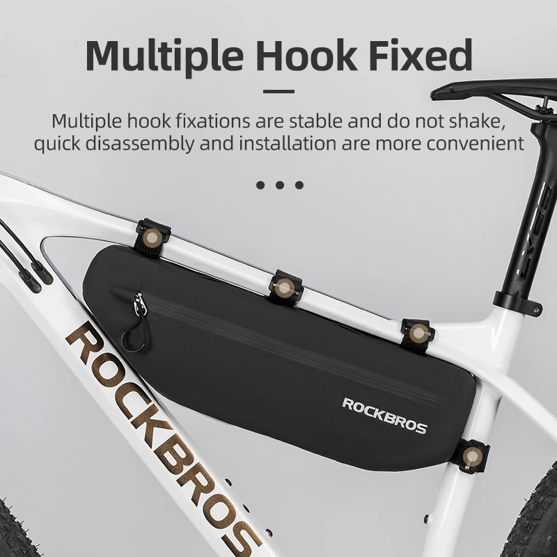 ROCKBROS Cycling Bicycle Bags Top Tube Front Frame Bag Waterproof MTB Road Triangle Pannier Dirt-resistant Bike Accessories Bags