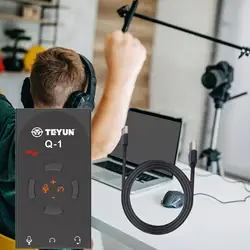 USB 7.1 External Sound Card 48KHz Sampling for Daily Use, Holiday Parties with 2 Headphone and 1 Microphone Jack Plug and Play