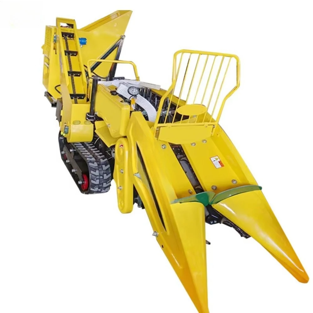 Single-row Agricultural Machinery, Corn Harvester, Crawler Harvesting Machine