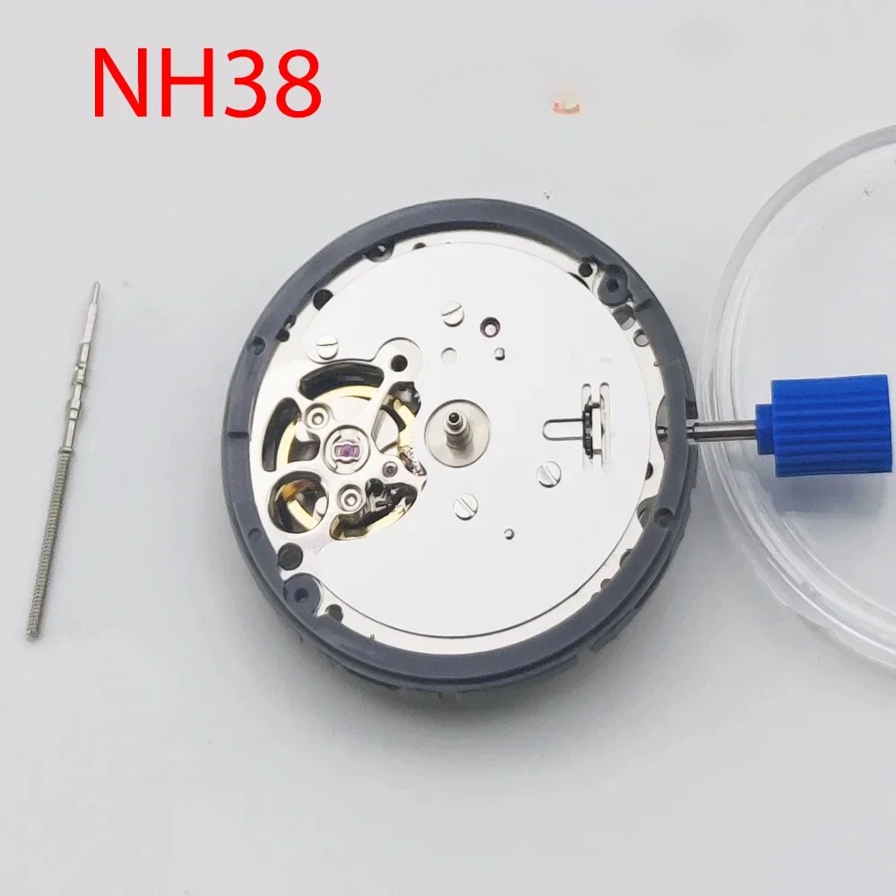 Movimiento NH38 Serie Mod Piezas automáticas de alta precisión Vinte y cuatro joyas Movimiento NH38