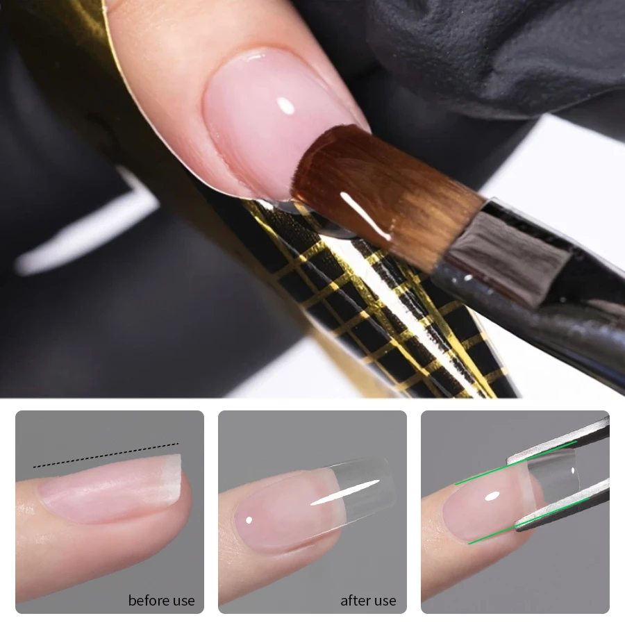 RS NAIL 15g Nail Extension Gel Clear Builder Gel for Nails UV/LED Hard Gel Quick Drying Extensions Strengthen Gel Nail Art Salon - Image 2