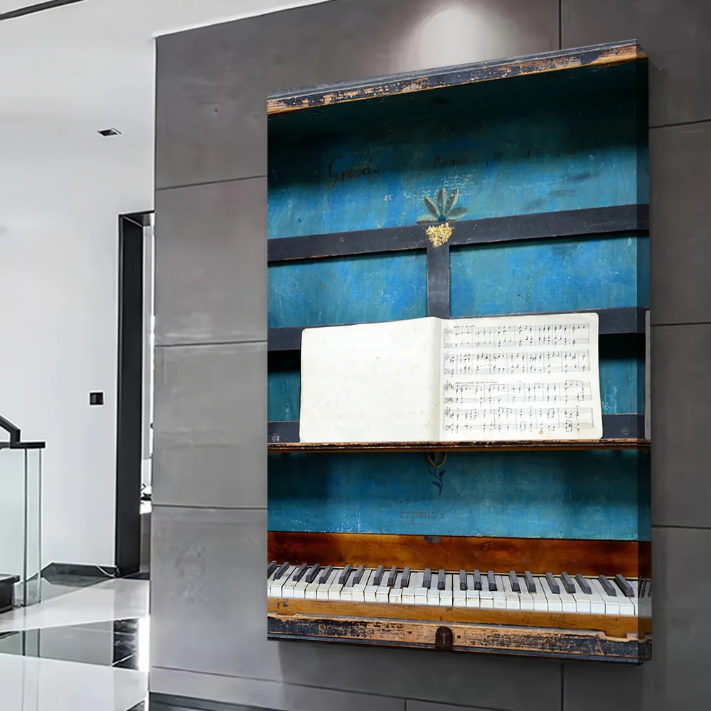 Music Box Printing Poster Customizable Pictures Wall Art Canvas Painting for Modern Home Decoration Ornaments Wand Deko Room