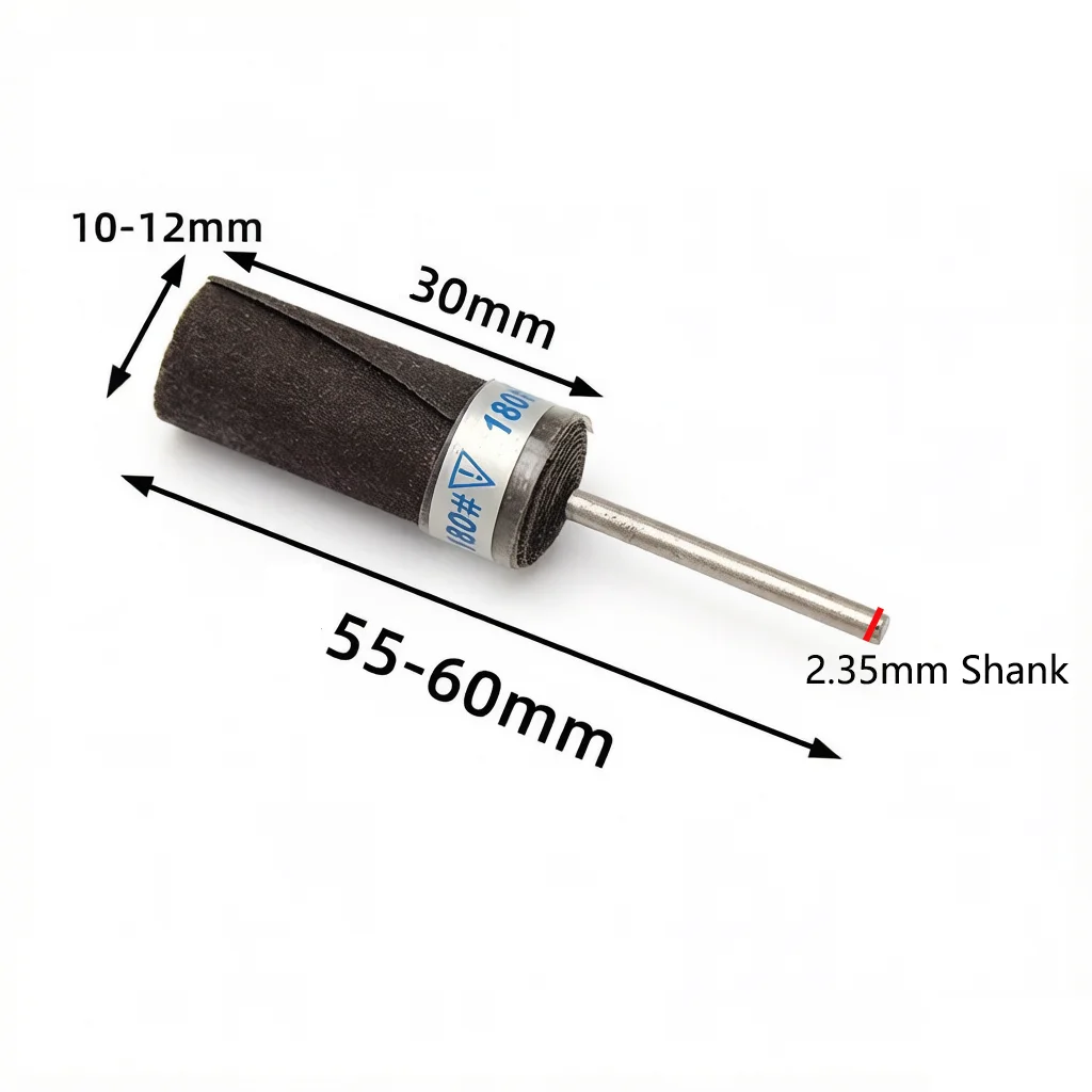180-10000 Grit 2.35mm Shank Sandpaper Stick Mirror Polishing Grinding Rod Accessory for Electric Rotary Tools