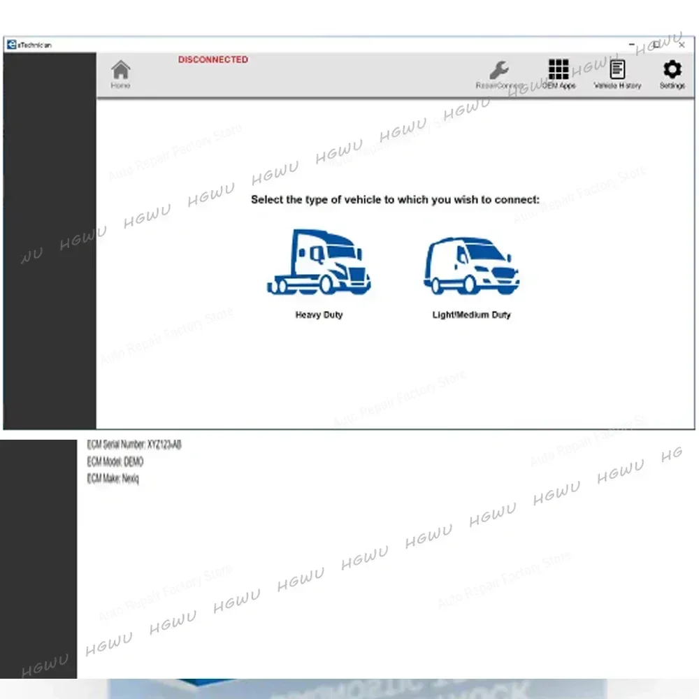 Für Nexiq ETechnician V2.13 / ETechnician 2.10 Crack Files für Multi-Pcs Installation Suppot Installation Free