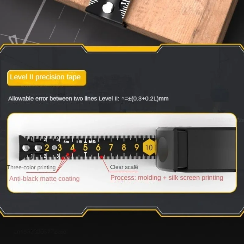 Taśma miernicza 3/5M zagęszczona precyzyjna taśma miernicza stalowa wielofunkcyjna przenośne narzędzia pomiarowe do obróbki drewna w gospodarstwie