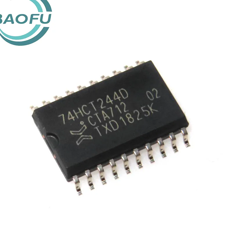 Newly imported original 74HCT244D SOP20 7.2MM line driver logic IC