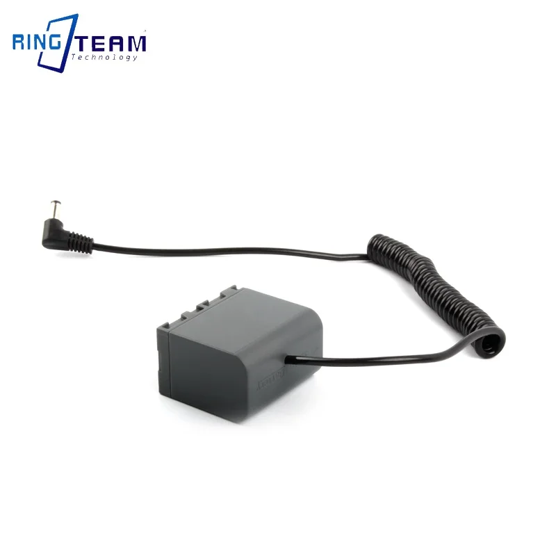 Cable en espiral DC5.5 macho a VF823, acoplador de CC para JVC GZ-HD3, 575, 275, 175, 130, HD30, 430, cámara, batería ficticia de BN-VF823