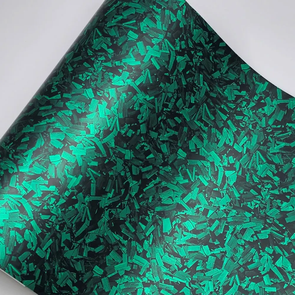 

Matte green Carbon Fiber 9D Wrapping Vinyl film Wrap Sticker for Car interior for Motorcycle Sticker car Decals With Air Release