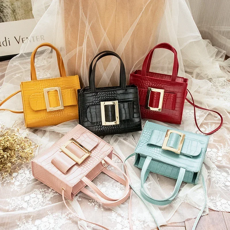 Women Shoulder Crossbody Bags PU Leather Luxury Messenger Bag Female Small Square Bag High Quality Handbags for Women