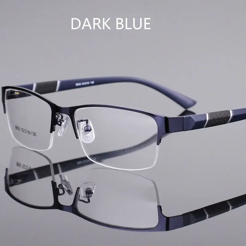 Reading Glasses Men Women High Quality Half-frame Diopter Glasses Business Male Presbyopic Eyeglasses +1.0 1.5 2.0 2.5 4 image 2
