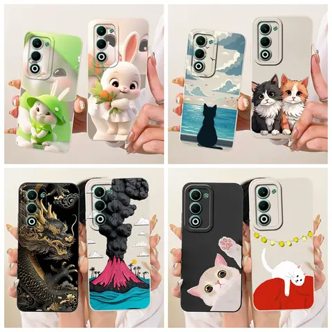 Camera Protection Cover For OPPO A5 5G Case CPH2735 Creative Cat Rabbit Soft Silicone Phone Cover For OPPOA5 A5m A5x 4G Capa New