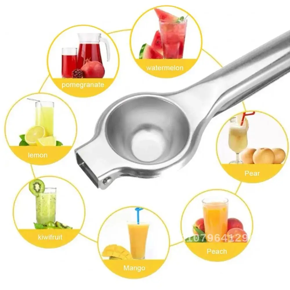 

Fruit Pressing Stainless Steel Lemon Squeezer Orange Hand Manual Juicer Kitchen Tools Orange Juicer Lemon Queezer Juice Fruit