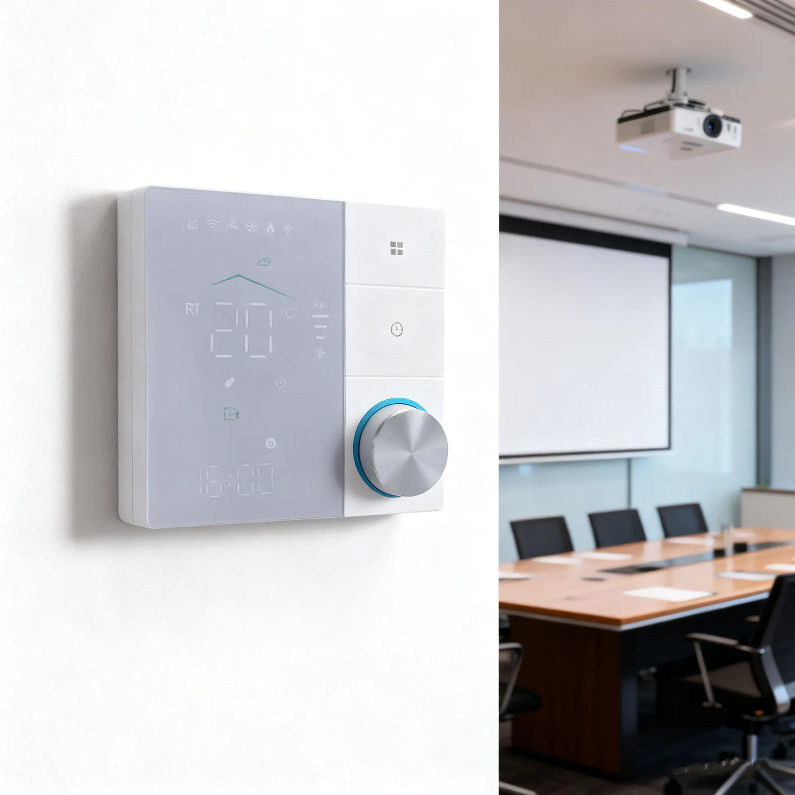 

Smart WiFi Thermostat ±0.5℃ Precision APP Control with Capacitive Touch Button 2.4GHz for Water Heating Boiler Home Floor