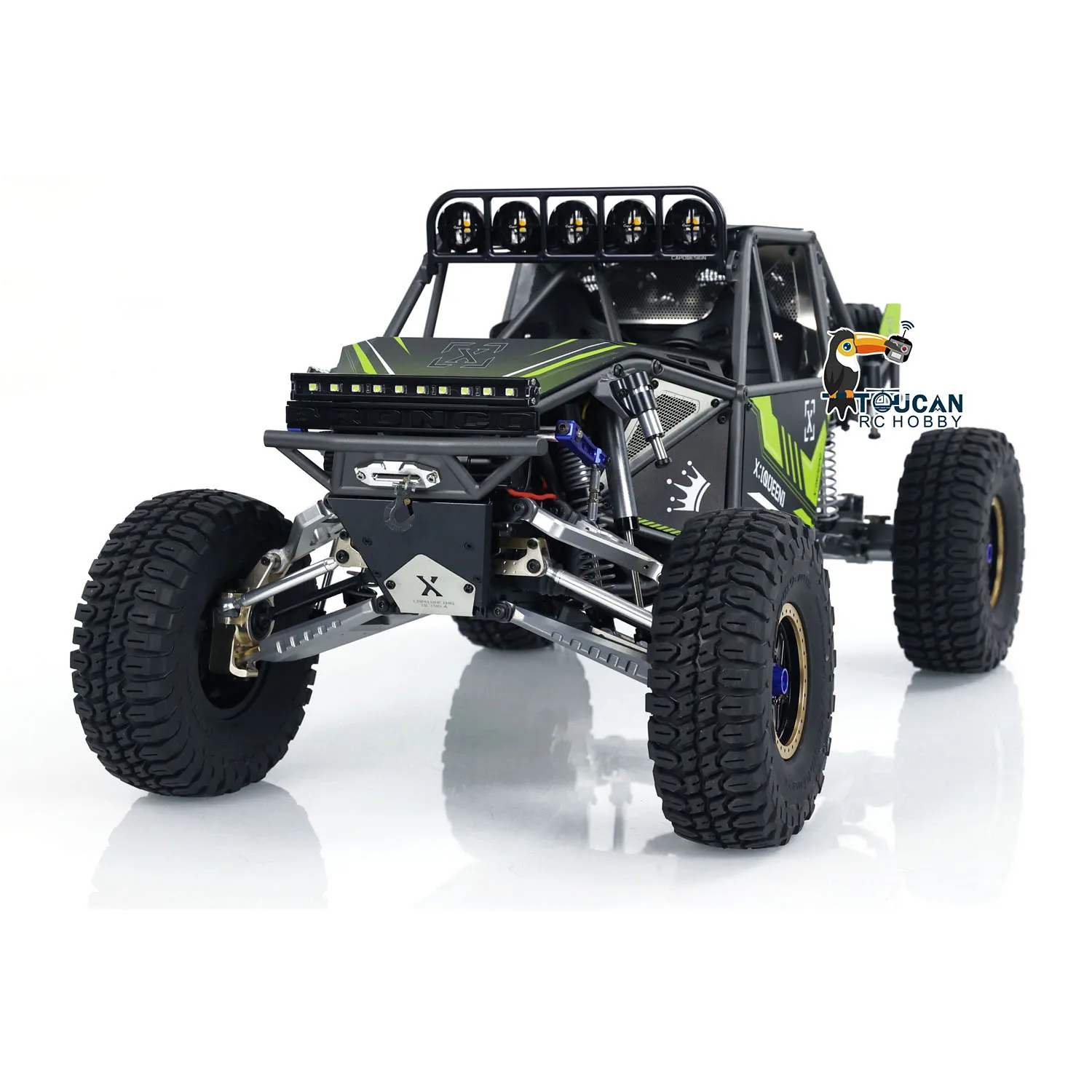 Toys 1/8 Capo U4 Queen CD1582X RC Crawler Car 2 Speeds TOUCAN Finished Remote Control Racing Truck Vehicle Light Sound Model