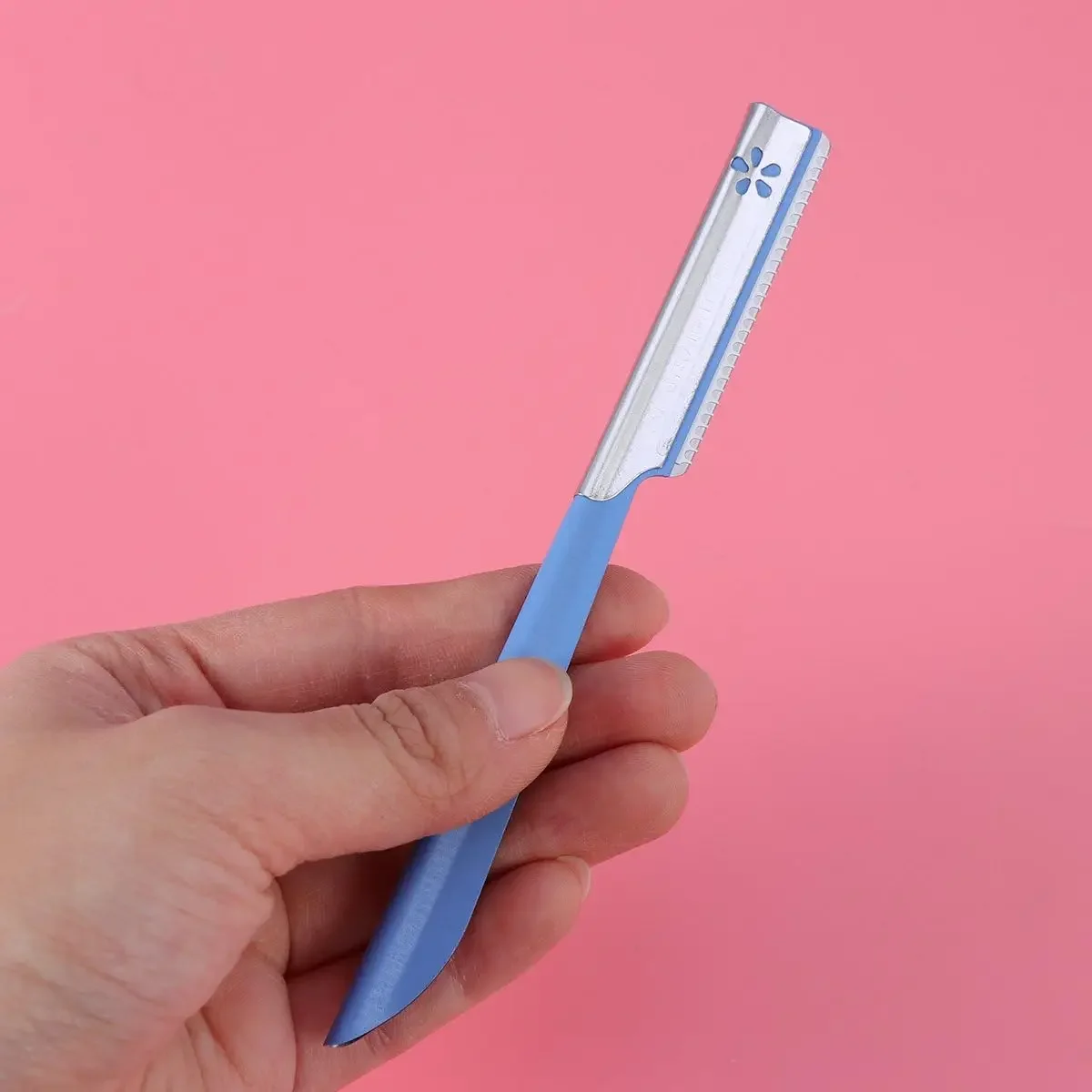 ชุดเครื่องโกนหนวดมีดโกน5ชิ้น (สีฟ้า)