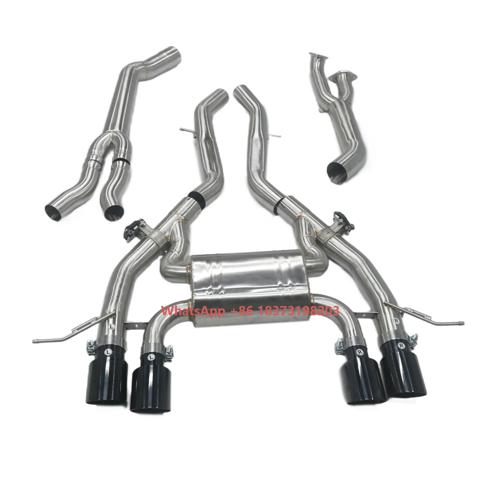

High Performance Muffler Exhaust Pipes For M3 G80 Exhaust Muffler M4 G82 2021-2024 S58 3.0T Catback Valved Muffler