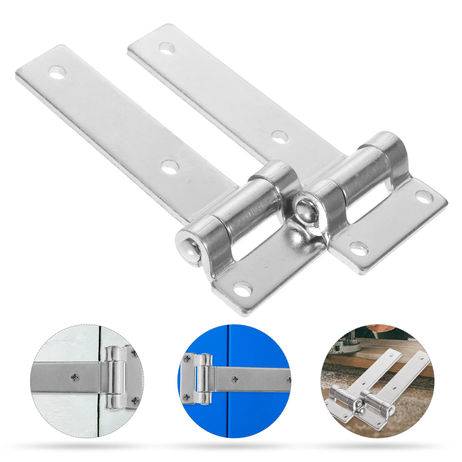 

2pcs Carbon Steel Hinges Heavy Duty Long For Industrial Cabinet Door Hardware Friction Torque Damping Hinge Replacement