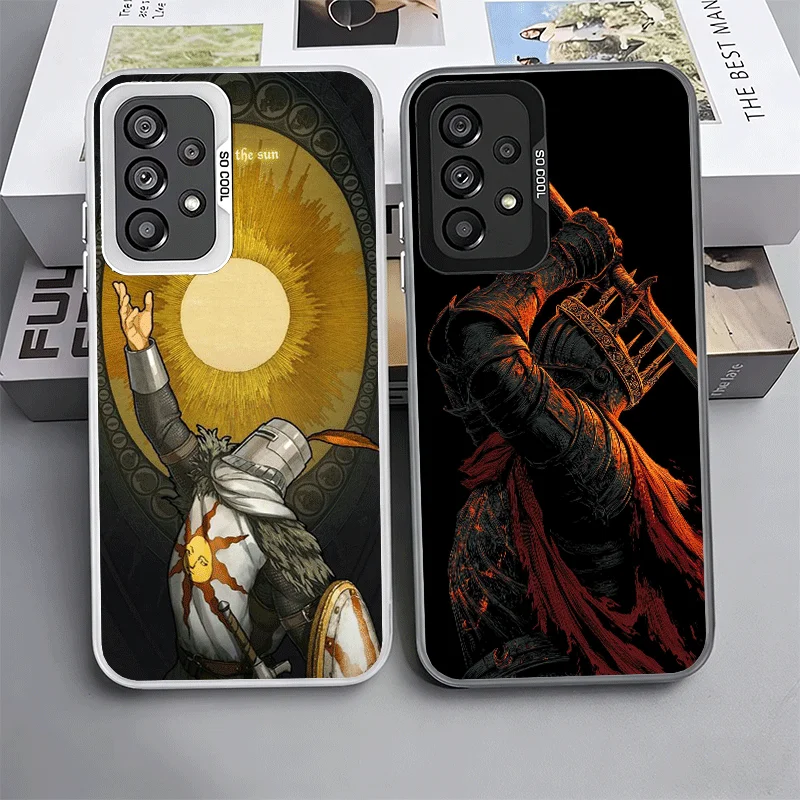 D-Dark S-Souls Game Shockproof Phone Case for Samsung A17 A16 A15 A14 A37 A57 A36 A56 A26 A35 A55 A25 A34 A54 A24 A13 A23 A33 A5