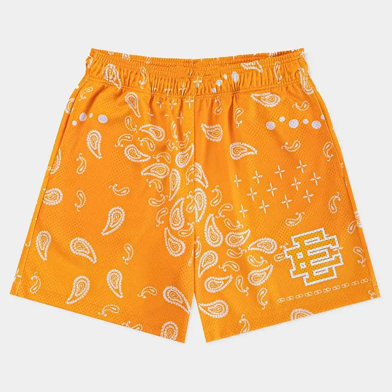 إريك إيمانويل EE الأساسية قصيرة نيويورك سيتي سكاي لاين 2022 جديد الرجال اللياقة البدنية ممارسة السراويل تنفس شبكة عارضة السراويل #2