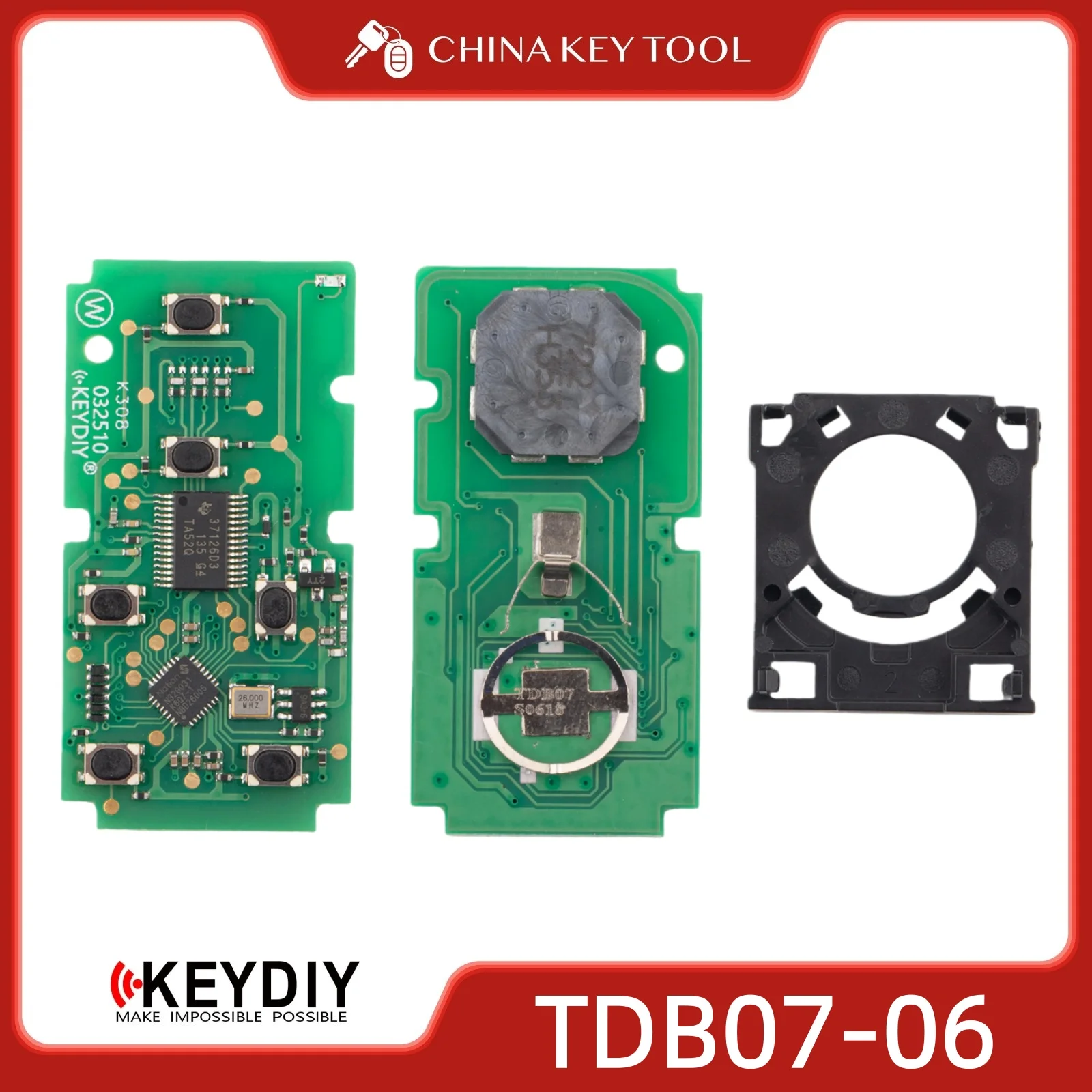 

Универсальная плата для смарт-ключа KEYDIY TDB07-06 (только плата, 1 шт.)
