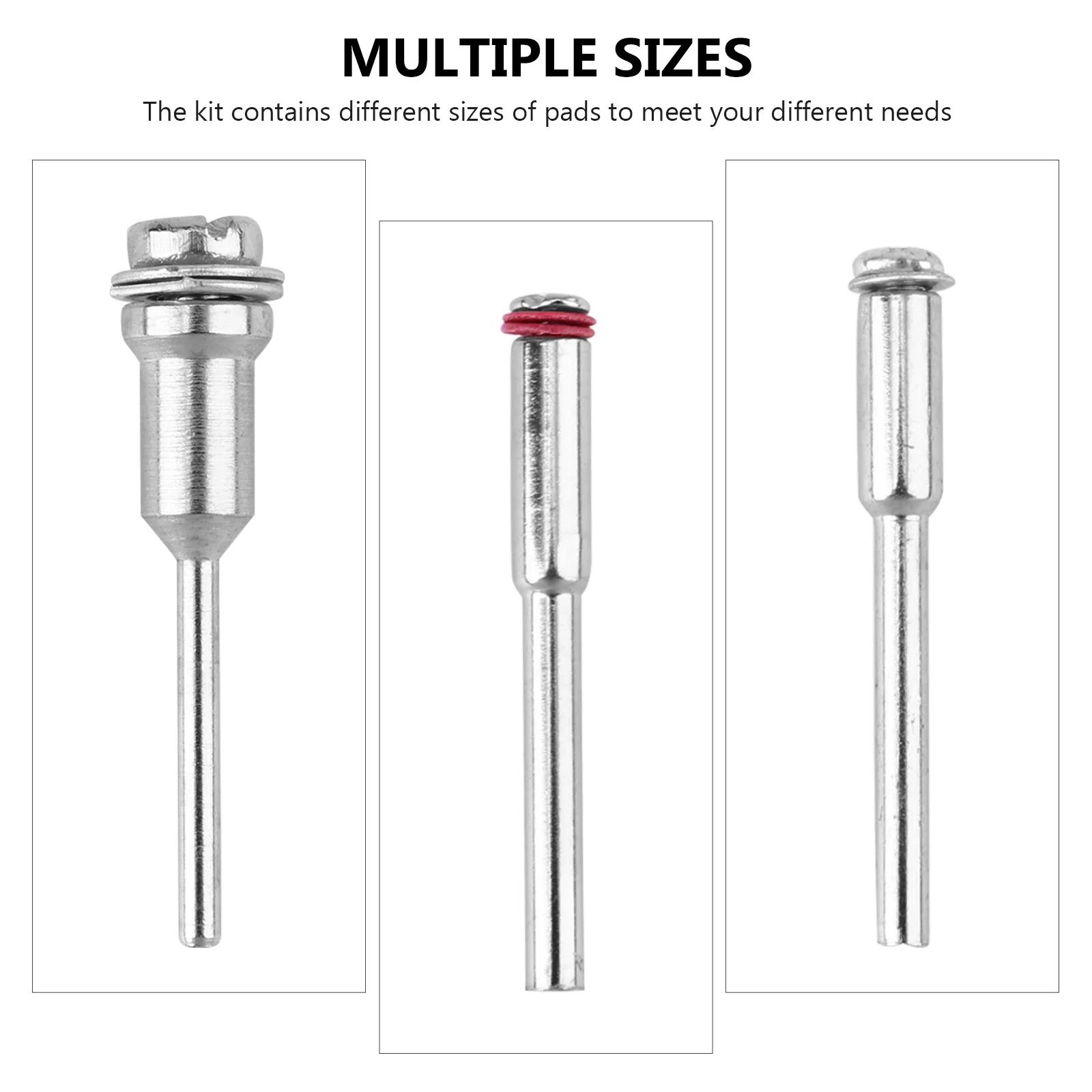 

26Pcs Steel Screw Mandrel Shaft Cut-Off Wheel Holder for Rotary Tools Resin Cutting Buffing Grinding Disc Accessories