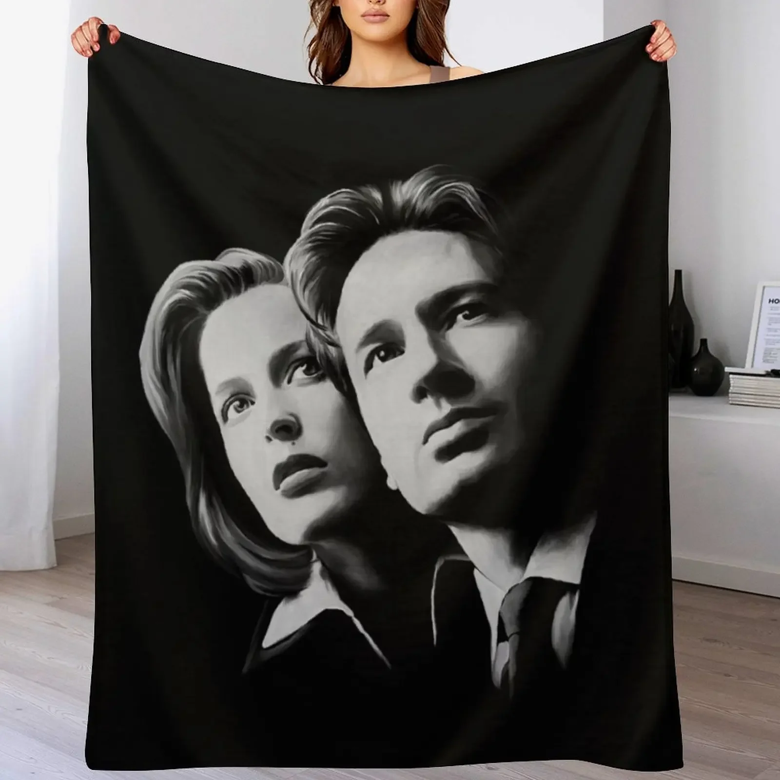 

Fight the Future poster paiting Throw Blanket Soft Home Decor Blanket for Couch Bedroom