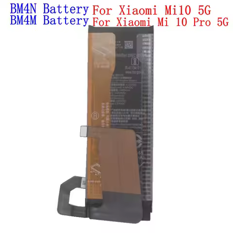 1x 4500mAh BM4M Replacement Battery For Xiaomi Mi 10 Pro 5G 4780mAh BM4N For Xiaomi Mi 10 5G Batteries