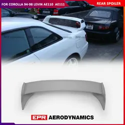 For Toyota Corolla 2 Door Coupe 94-98 Levin AE110 AE111 FRP Fiber Glass TR Style Rear Spoiler Fiberglass Boot Lid Wing Body Kit